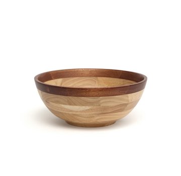 Lipper Beechwood 2-Tone Salad Bowl, 10"