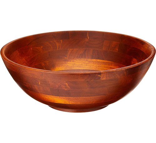 Lipper Cherry Finished Beechwood Footed Bowl 13-3/4"