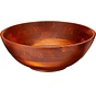 Cherry Finished Beechwood Footed Bowl 13-3/4"