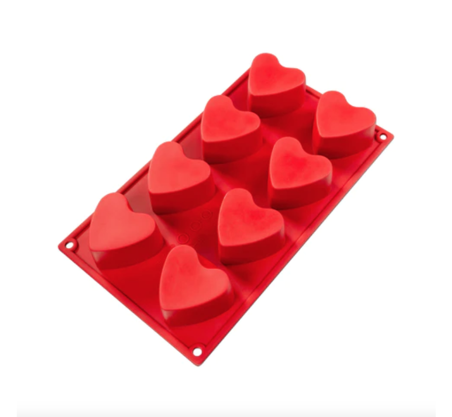 Heart Silicone Baking Molds, 2.75 Oz.