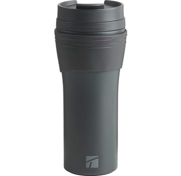 Trudeau Erin Travel Tumbler, 16 Oz Dark Grey