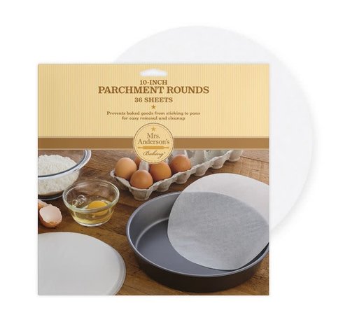Mrs. Anderson's Parchment Rounds Precut 10" pack of 36