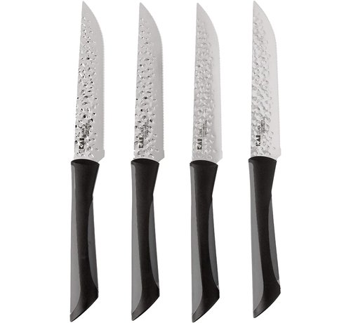 Shun Kai Luna Steak Knife Set, Serrated-4 Pc 5.25"