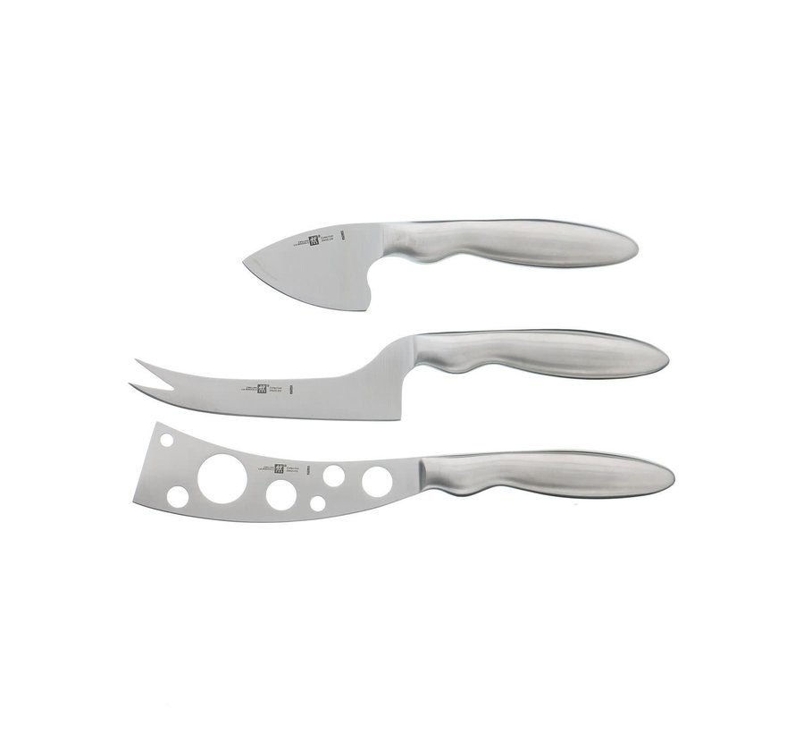 Cheese Knife Set, 3 Piece, Stainless Steel