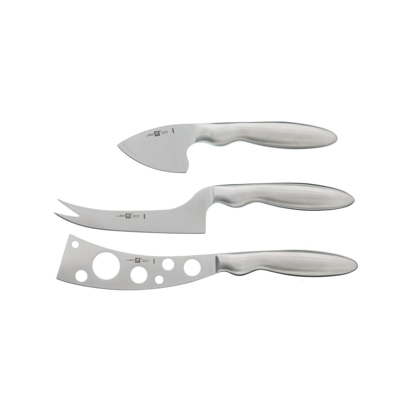 Zwilling Cheese Knife Set, 3 Piece, Stainless Steel - Spoons N Spice