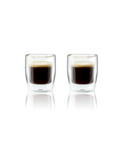 Henckels Cafe Roma 2-pc Double-Wall Glassware 12oz. Glass Coffee