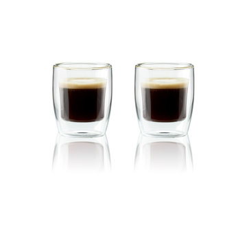 Zwilling J.A. Henckels Cafe Roma Espresso Glass 2.7 Oz, 2 Piece