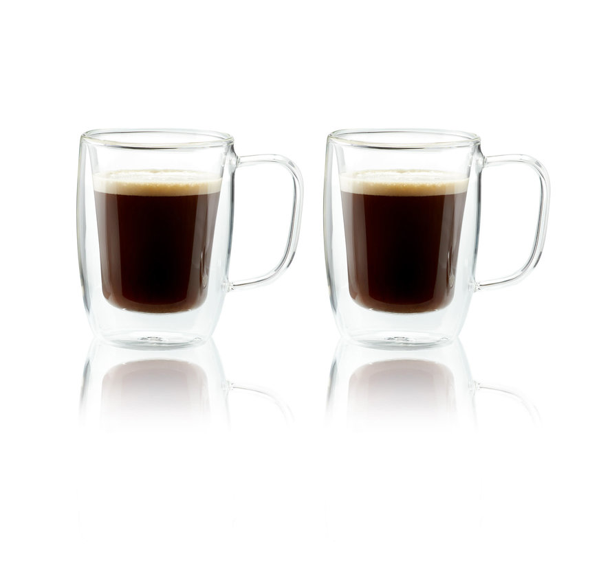 Cafe Roma Double Espresso Glass 4.5 Oz, 2 Piece Reg.27.99