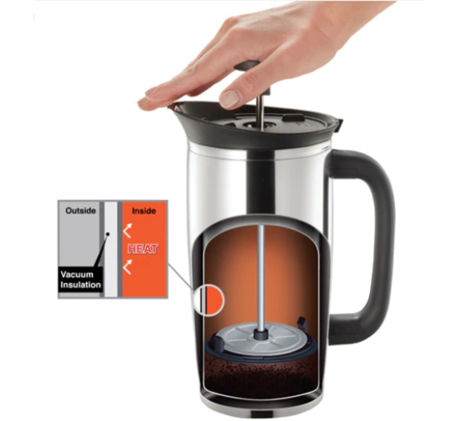 French Press, Stainless Steel Reg. 129.99