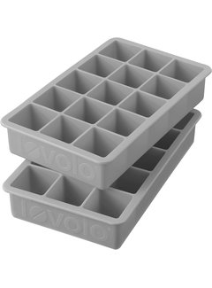 Tovolo Perfect Cube Ice Trays (Set/2) Oyster Grey