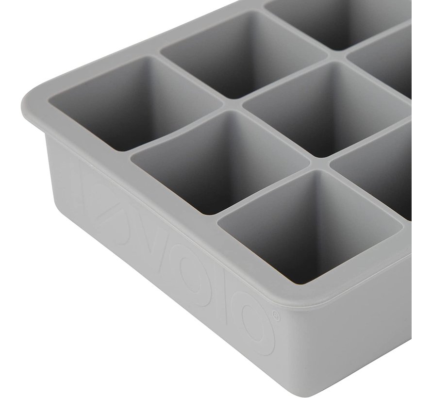 Perfect Cube Ice Trays (Set/2) Oyster Grey