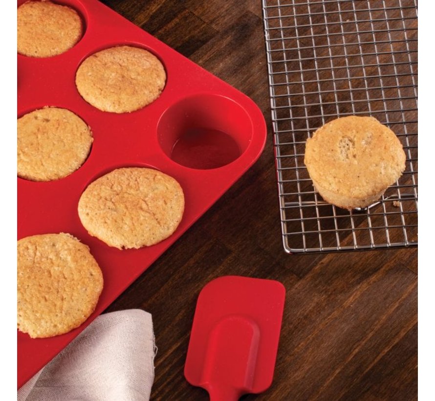 Muffin Pan Silicone 12 Cup