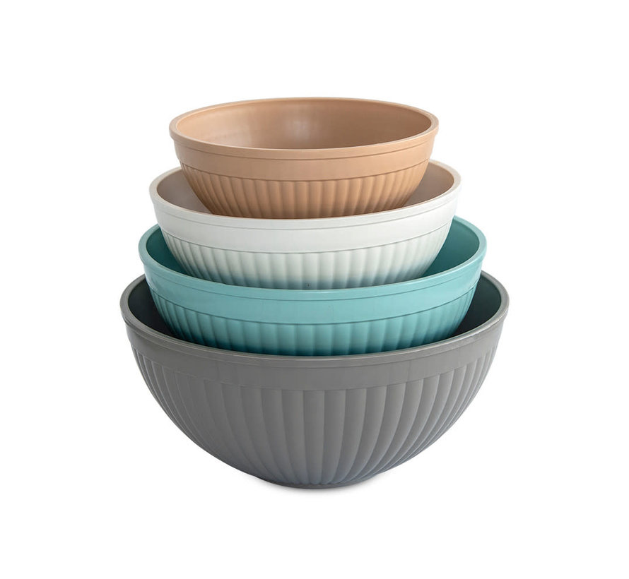 4 Pc. Prep & Serve Mixing Bowl Set