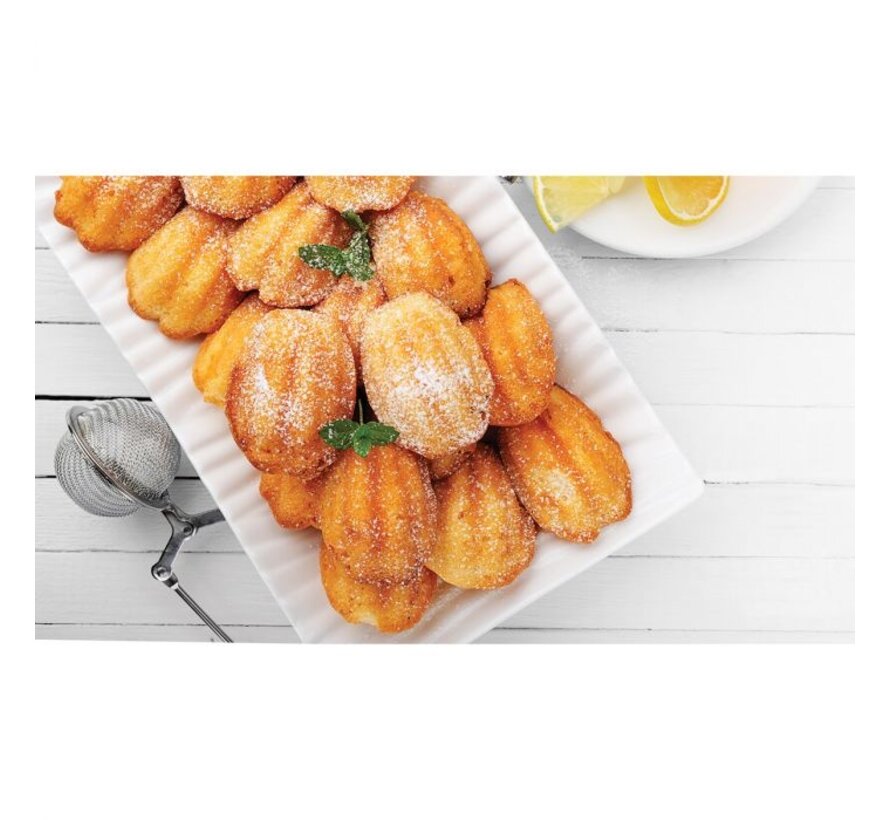 HIC Mrs. Anderson's Madeleine Tray 12 Cup N/S Spoons N Spice