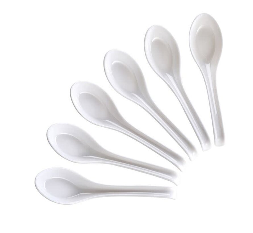 Asian Soup Spoons, Set of 6