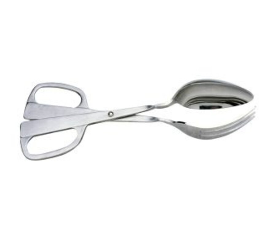 Stainless Steel Salad Tongs Egg Clip Kitchen Tool Serving Spoon