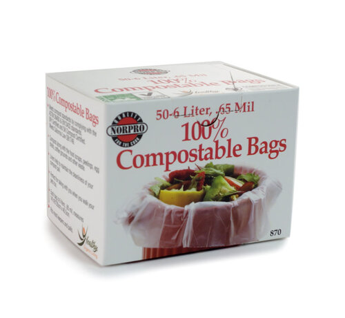 Norpro Compostable Bags 50 Pack