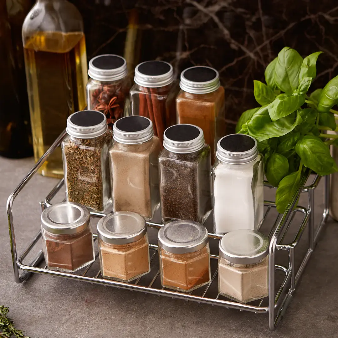 RSVP Classic Revolving Spice Rack Set - Spoons N Spice