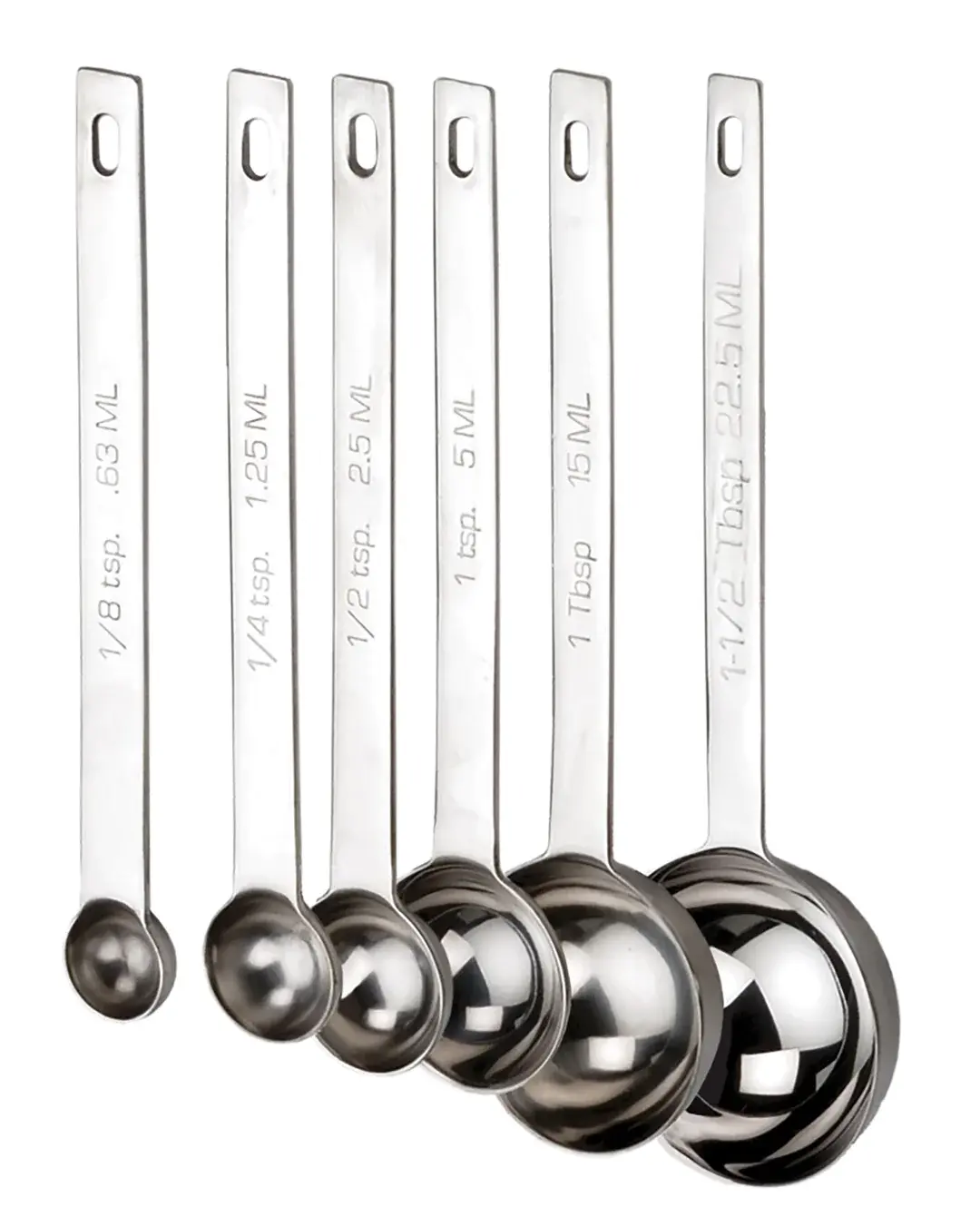 RSVP Endurance Open Stock Measuring Spoon - 1/2 tsp. - Spoons N Spice