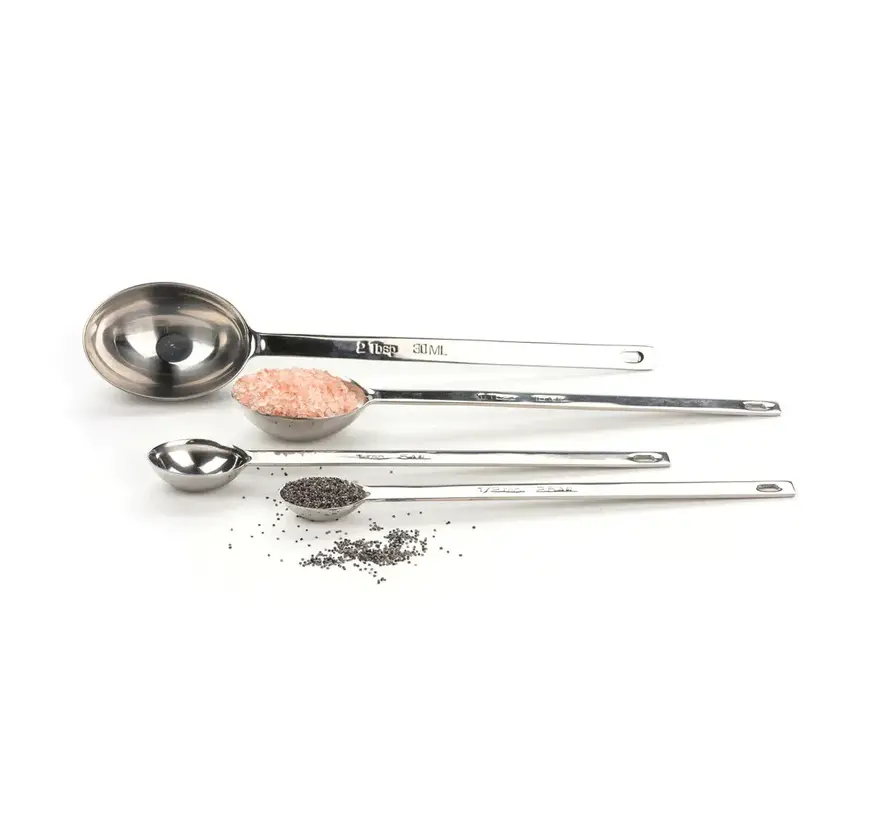 Long Handle Measuring Spoon, Stainless Steel