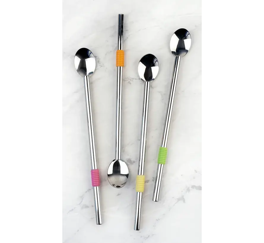 Spoon-Straws, Set of 4
