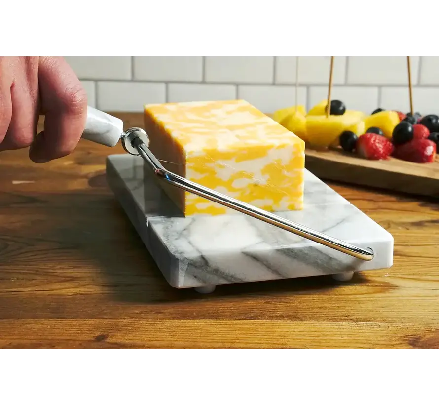White Marble Cheese Slicer