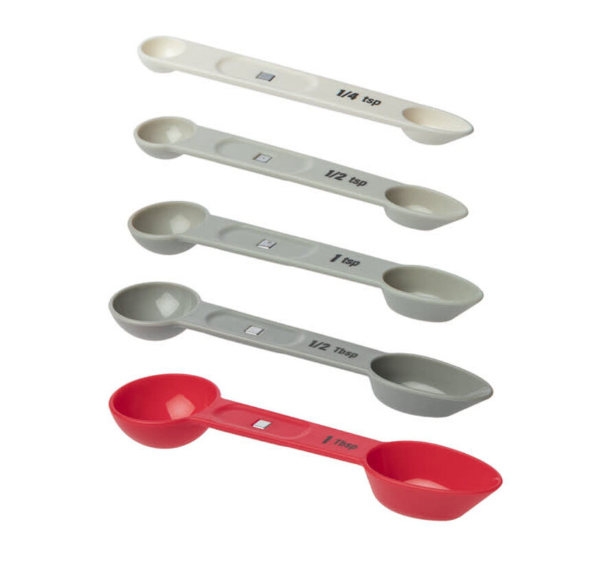 Magnetic Measuring Spoons, 5 Piece