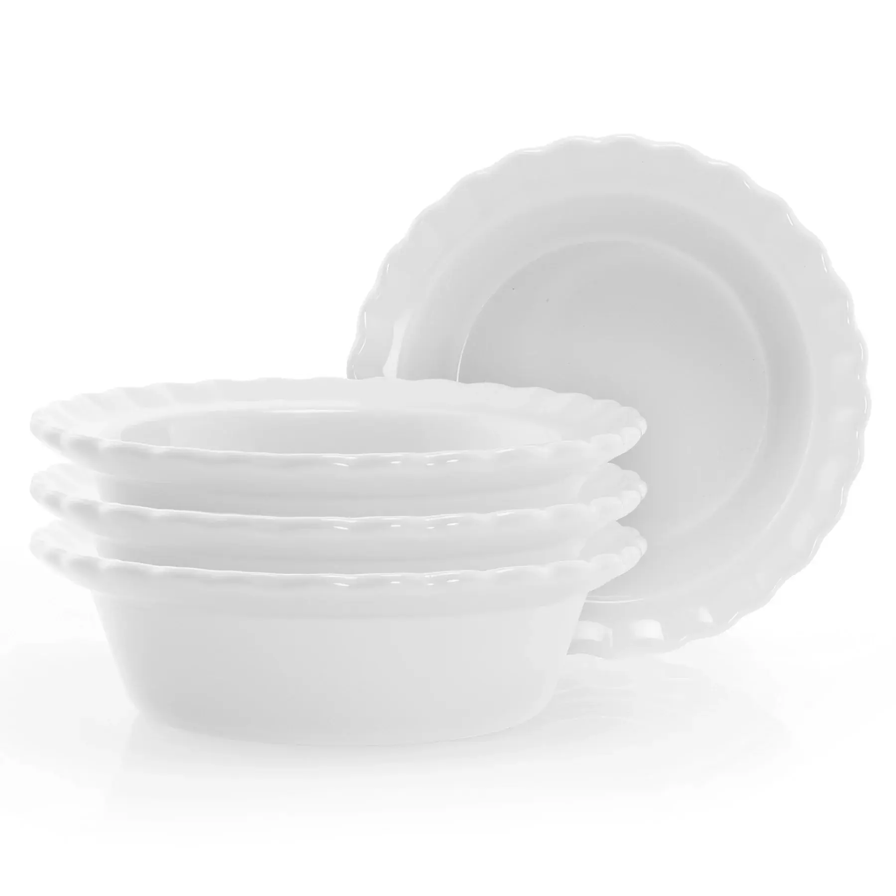 Chantal Classic Individual Pie Dish, White Spoons N Spice