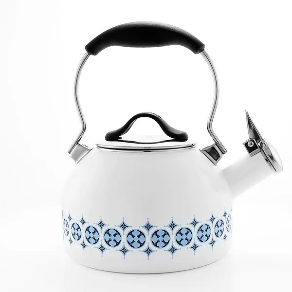 Chantal Vintage White Steel Enamel Tea Kettle + Reviews