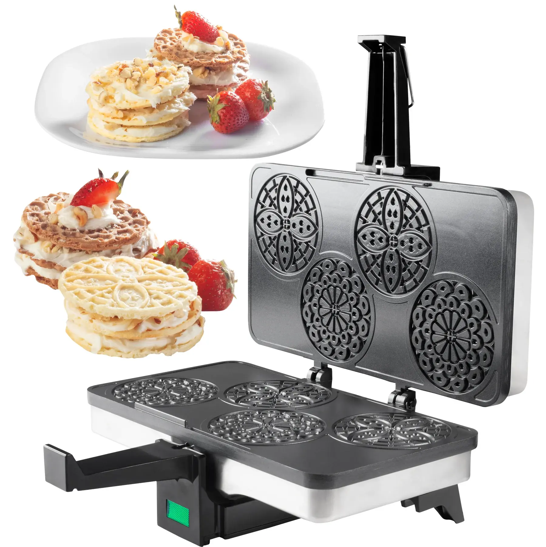 CucinaPro Piccolo Mini Pizzelle Baker - Spoons N Spice