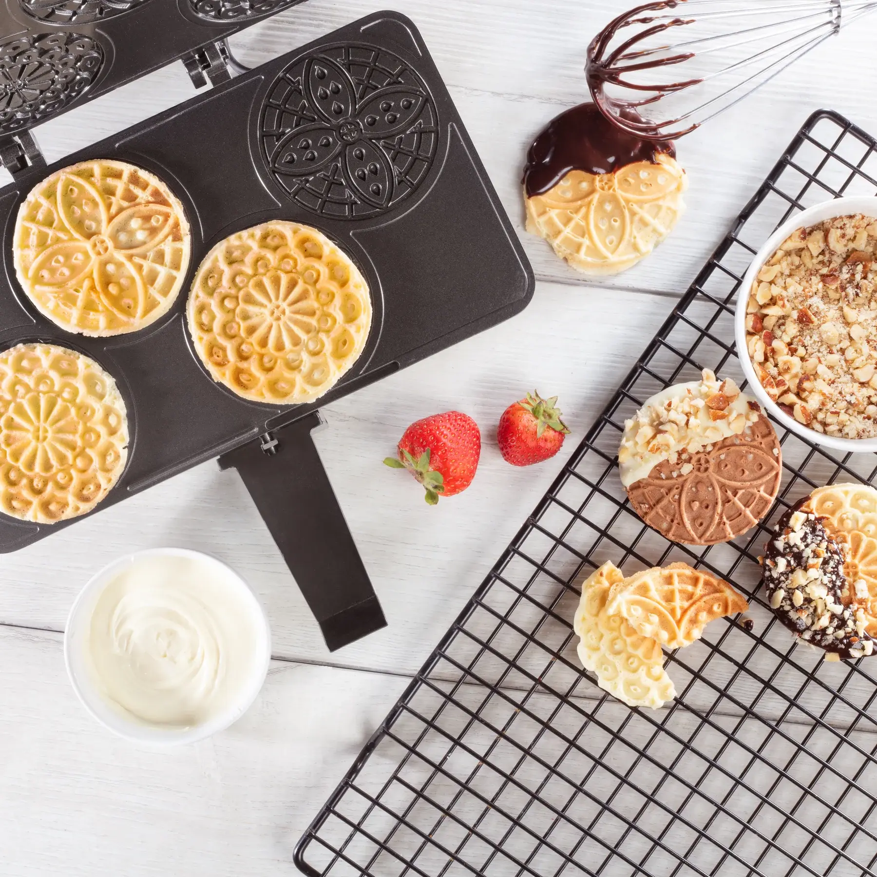 Electric Pizzelle Maker - household items - by owner - housewares