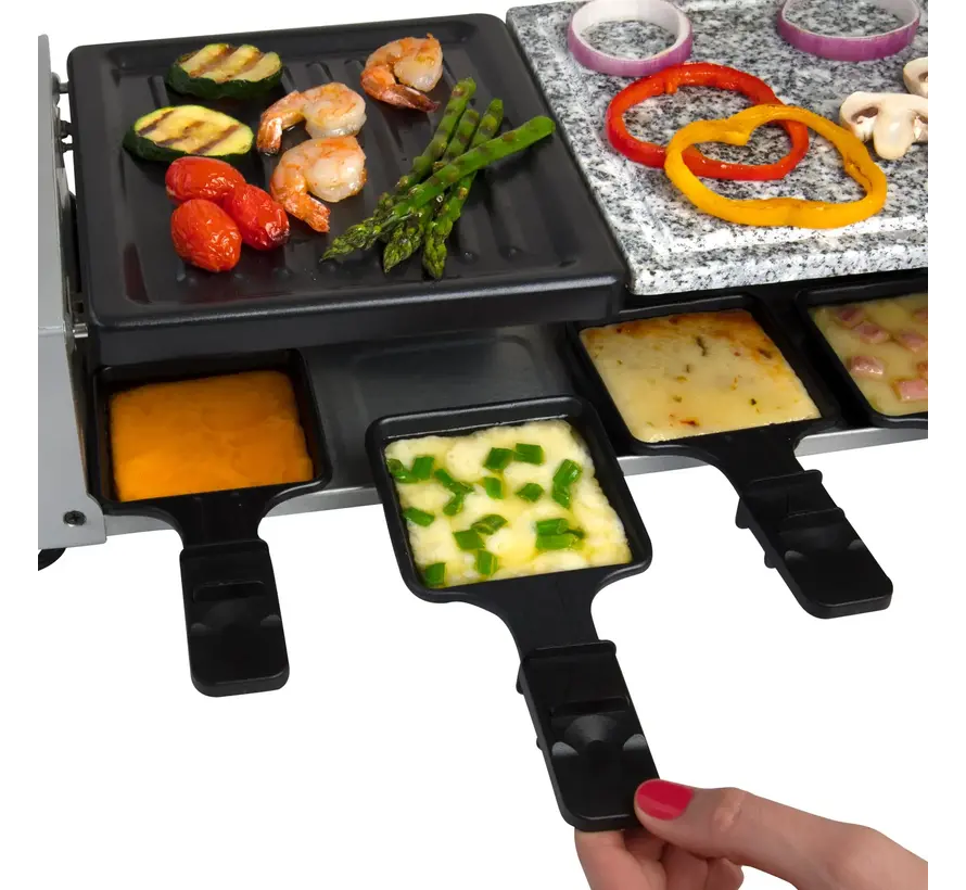 Deluxe 8-Pan Cheese Raclette
