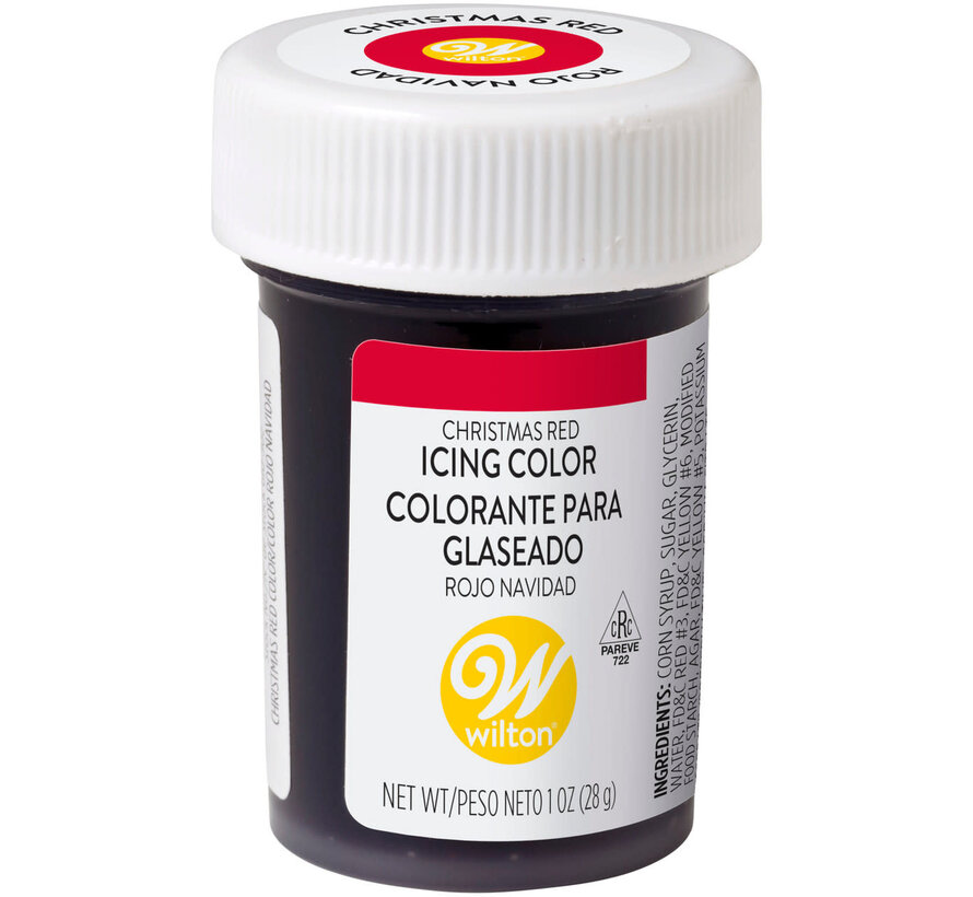 Christmas Red Icing Color - 1oz