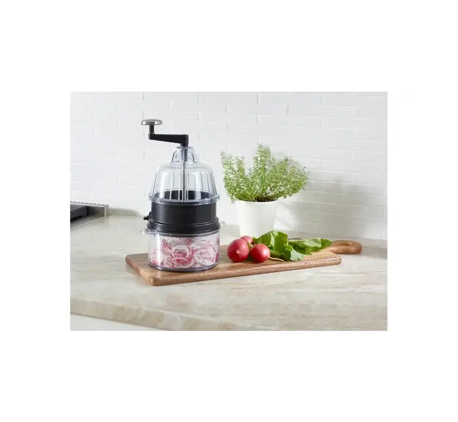 7-Cup Black Food Processor With Spiralizer