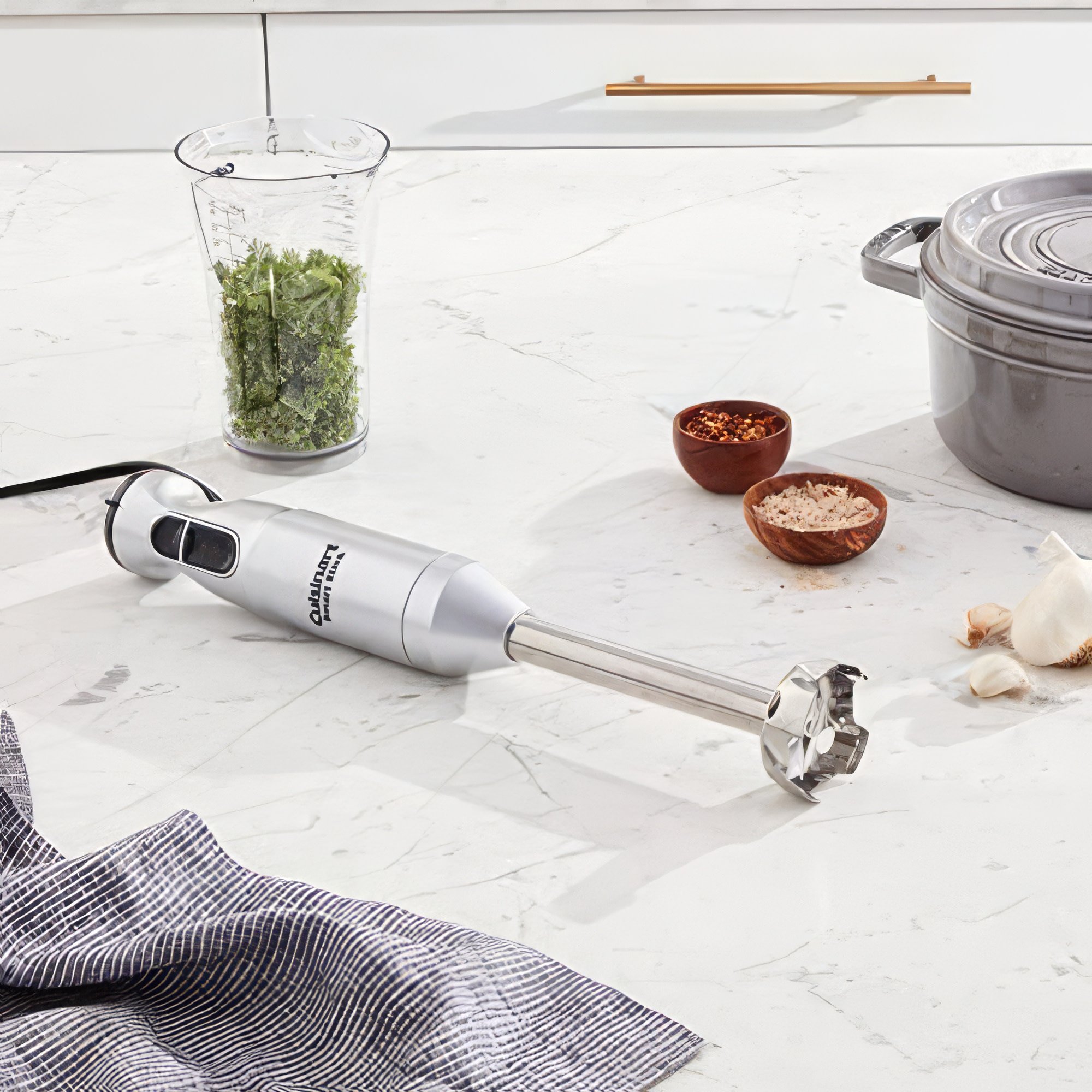 Cuisinart CSB-175 Smart Stick Hand Blender, White WITHOUT mixing cup Works!