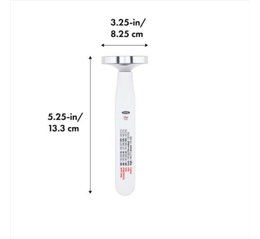 Leave-In Meat Thermometer with Silicone Grip