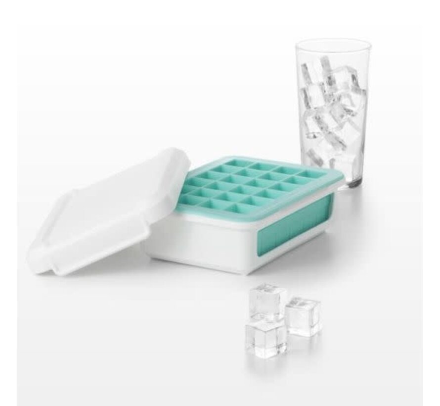 Ice Cube Tray, 48 Cubes with Lid and Storage Bin for Freezer, Ice Cube  Molds