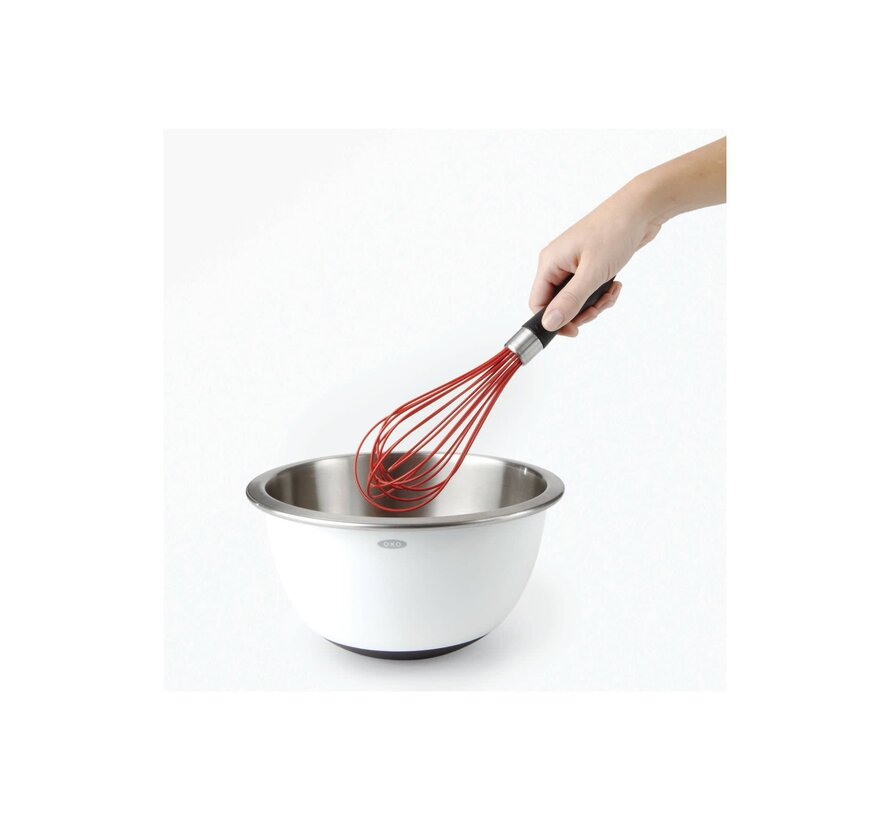 Good Grips 11" Silicone Balloon Whisk - Red