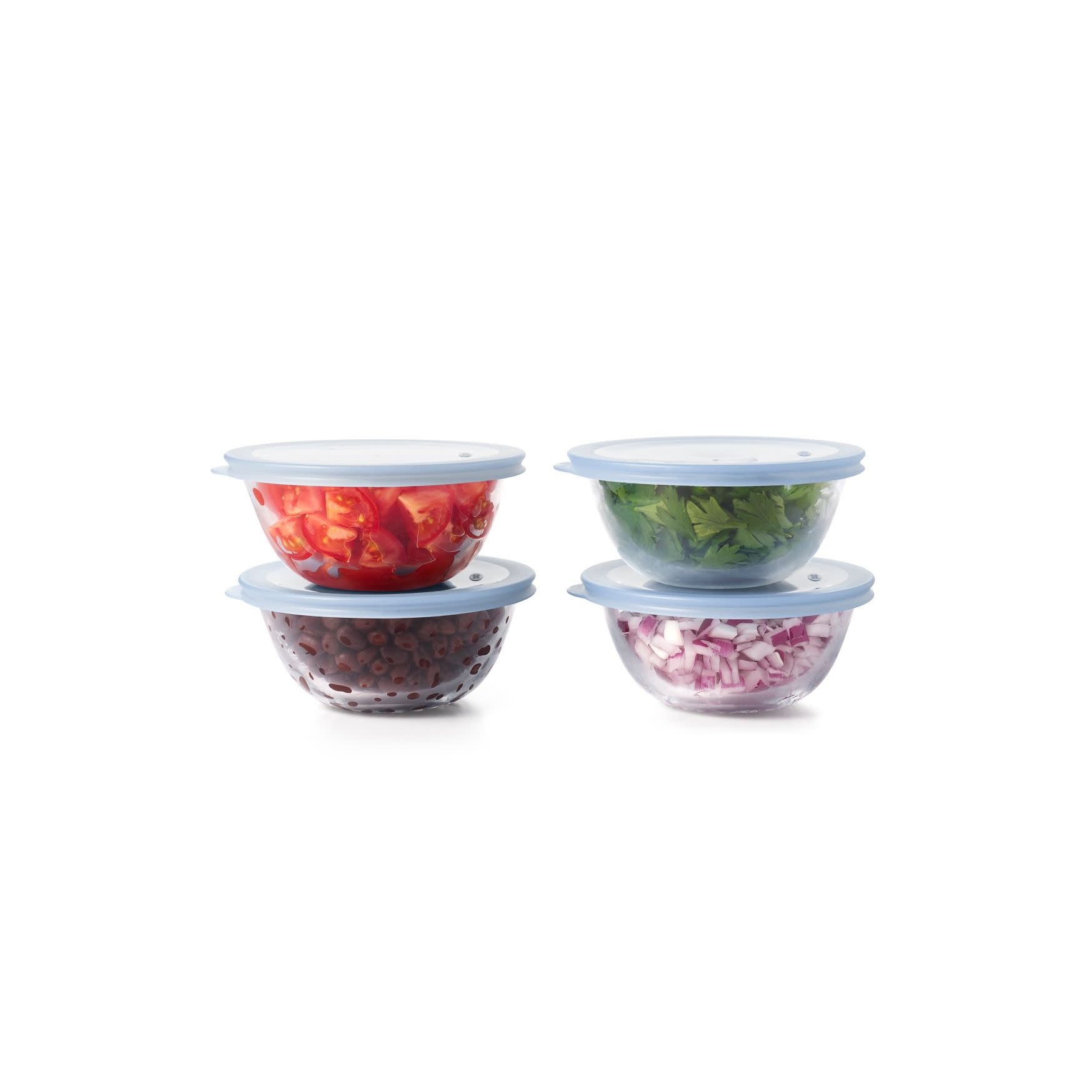 OXO Good Grips 8-Piece Glass Prep Bowl Set - Spoons N Spice