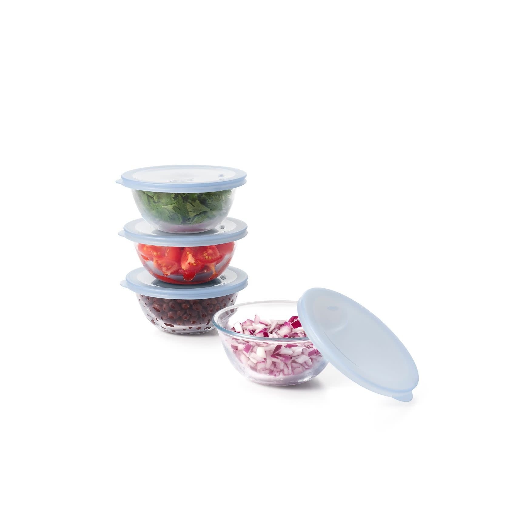 OXO Good Grips 8-Piece Glass Prep Bowl Set - Spoons N Spice