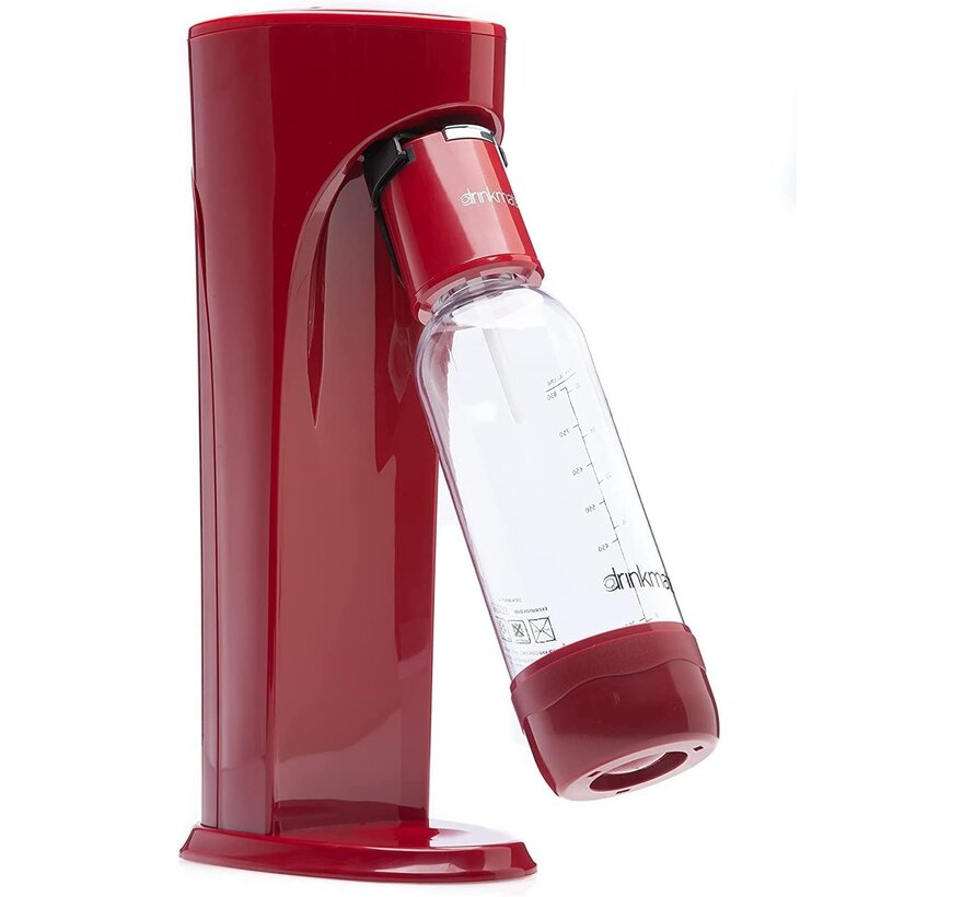 OmniFizz Home Carbonation System W/CO2, Red