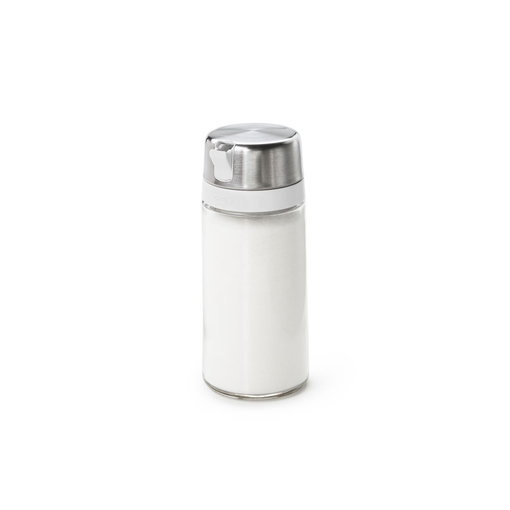 OXO Salt and Pepper Shaker Set, Clear, Stainless Steel