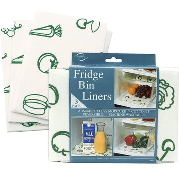Envision Fridge Bin Liners, 3 Pack