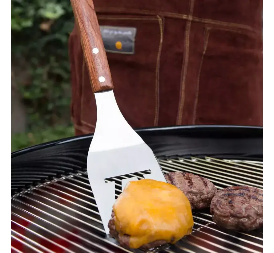 Rosewood Collection Grill Spatula, Stainless Steel
