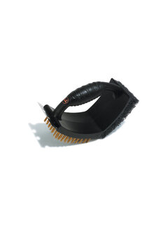 Outset V-Shaped Plastic Grill Brush W/Pad & Scraper