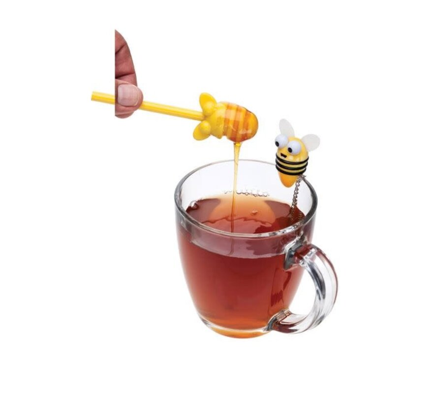 Bee Tea Infuser & Honey Dipper