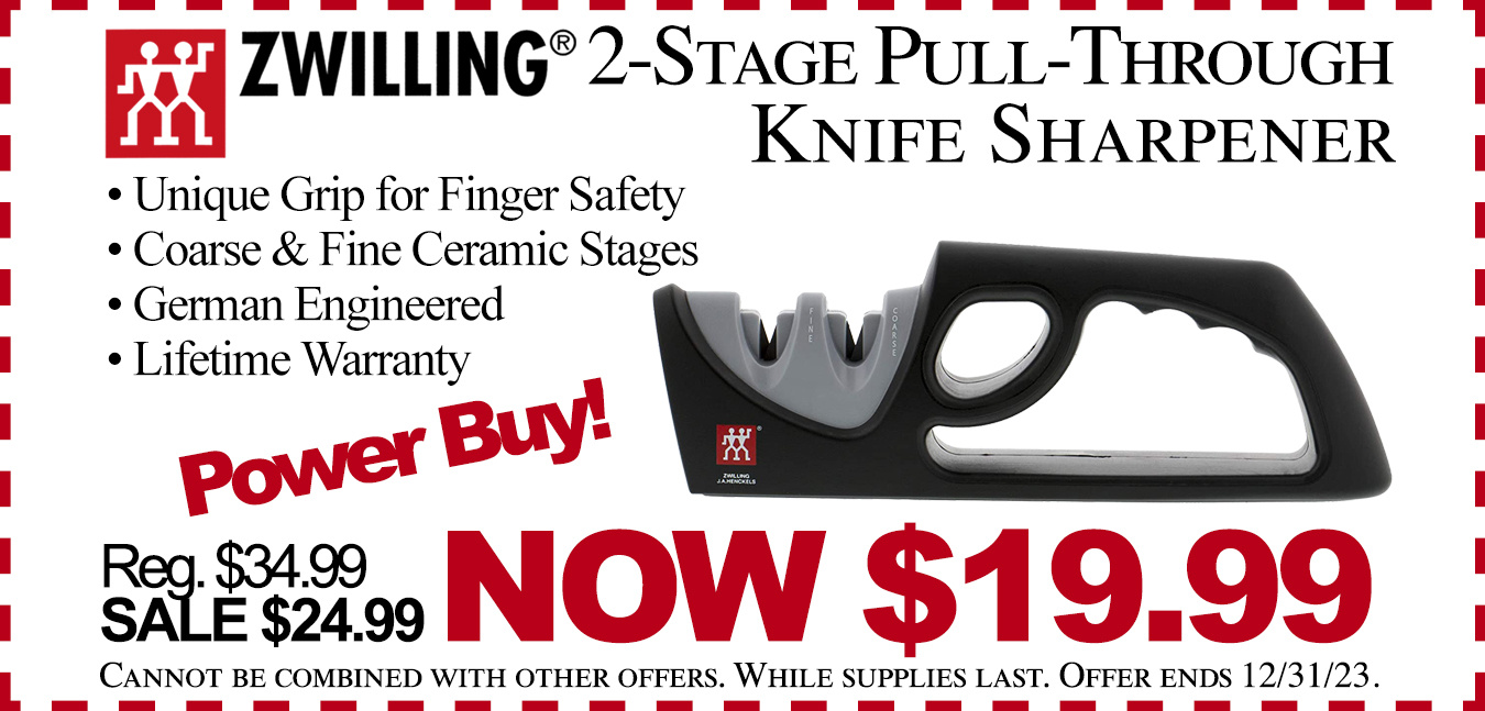 PowerBuy*Zwilling 2-Stage Pull-Through Knife Sharpener Reg.25.99