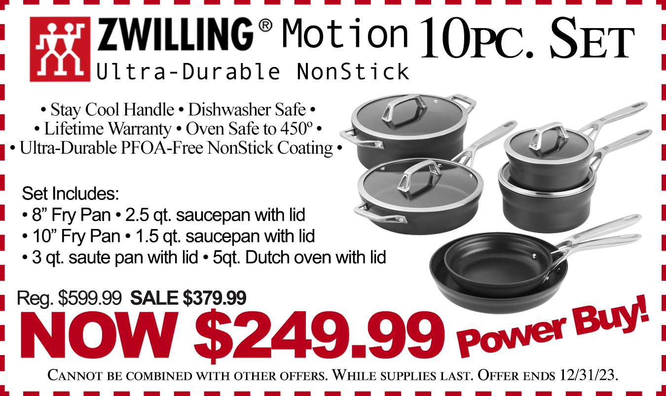 Zwilling Motion10 Pc Cookware Set - Spoons N Spice