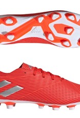 Adidas Adidas NEMEZIZ 19.4 FxG Cleats (Active Red/Silver Metallic/Solar Red)