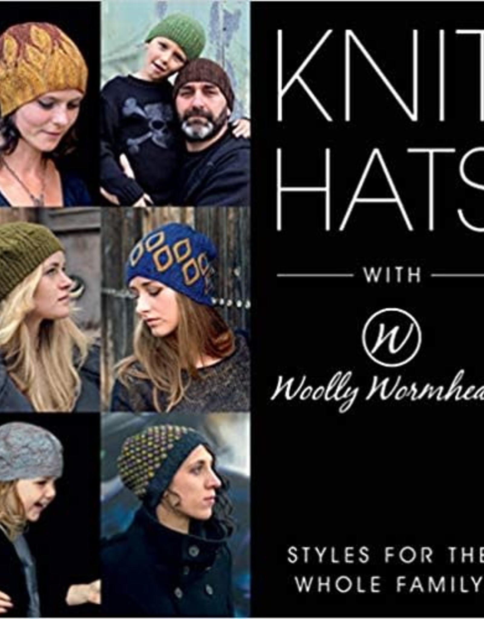Knit Hat with Woolly Wormhead - Cream 